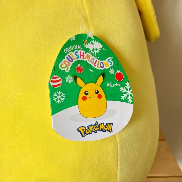 Pokémon Squishmallows 20in Holiday Pikachu Stuffed Toy - Picture 6 of 8